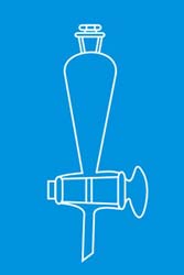 Funnel Seperating Pear shape wirh 1/C joint & leak Proof stop cock