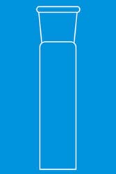 Joint ground glass single socket
